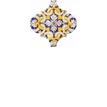 Декор OP\A159\65000 Арабески Майолика орнамент 6.5*6.5*7 (уп\26шт), шт