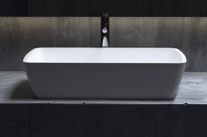 Раковина Salini GLORIA 312 1102212MRH S-Stone покраска по RAL снаружи, накладная, матовая Раковина Salini GLORIA 312 1102212MRH S-Stone покраска по RAL снаружи, накладная, матовая