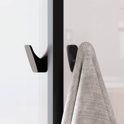 W87G-403-12090-BT Sunny Душевое ограждание прямоугольное, раздвижные двери 120x90 черный,стекло прозрачное