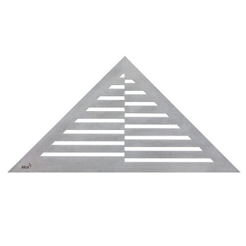 Решетка для углового водоотводящего желоба, нержавеющая сталь-мат