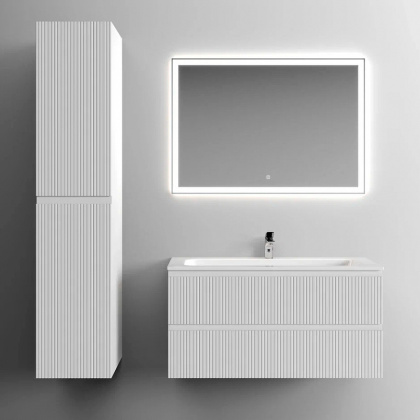 Тумба подвесная SANCOS Snob T 995х445х500, c двумя ящиками оснащенными доводчиками, Bianco, арт.SNT100W Тумба подвесная SANCOS Snob T 995х445х500, c двумя ящиками оснащенными доводчиками, Bianco, арт.SNT100W