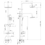 Смеситель Lemark Tropic LM7002С для ванны и душа Смеситель Lemark Tropic LM7002С для ванны и душа