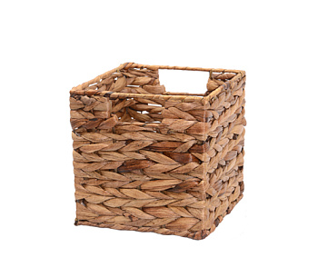 Плетеная корзина Glan, 20,5х20,5х20,5 см, коричневая, WB-660-S