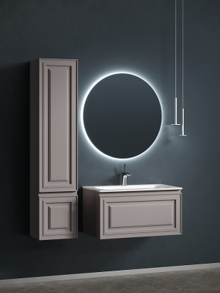 Тумба подвесная SANCOS Very 790х445х406, c одним  ящиком оснащенным доводчиками, Doha Soft , арт.VR80SM Тумба подвесная SANCOS Very 790х445х406, c одним  ящиком оснащенным доводчиками, Doha Soft , арт.VR80SM