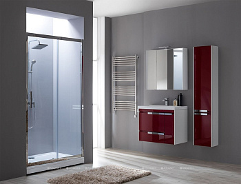 Душевая дверь Aquanet Delta NPE6121 120, прозрачное стекло