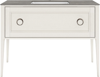 Тумба PLAZA Classic Neo напольная с ящиком 120, белая матовая PL.CN.120.1\WHT.M