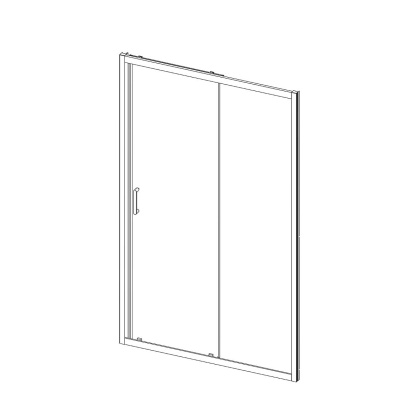 Душевая дверь Alpha VDS-3AL120CL, 1200, хром, стекло прозрачное Душевая дверь Alpha VDS-3AL120CL, 1200, хром, стекло прозрачное