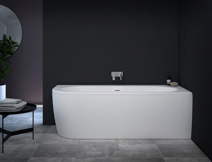 Акриловая ванна CEZARES SLIM CORNER-180-80-60-R-W37-SET