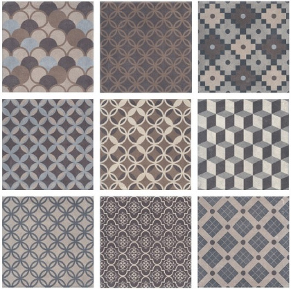 Керамогранит SG1577N Карнаби-Стрит орнамент 20*20*8 (23шт/0,92м2), м2