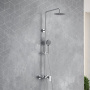 Система для душа наружного монтажа EXCELLENT Rain Altar AREX.SY.781CR (хром)