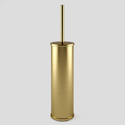 K-1027BRUSHED GOLD  Щетка для унитаза напольная