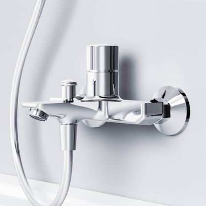 F85A10500 X-Joy, TouchReel Смеситель д/ванны/душа, Хром, шт. F85A10500 X-Joy, TouchReel Смеситель д/ванны/душа, Хром, шт.