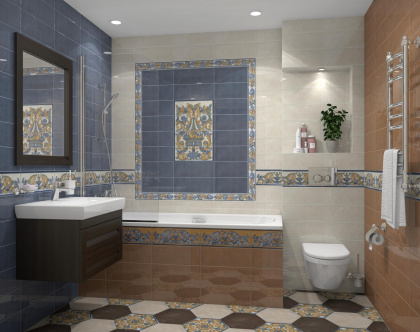 Декор HGD\В348\15129 Площадь Испании 15*40*8 (уп\10шт), шт