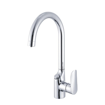 Смеситель для кухни латунь, хром S368 Смеситель для кухни латунь, хром S368