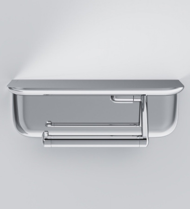 A30341500 Sensation, Держатель для туалетной бумаги с полкой, хром, шт