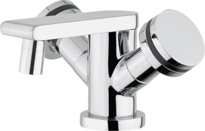 FLAT-BS2-01 Смеситель на биде с донным клапаном, хром