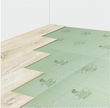 Подложка SOLID для LVT SOLID1,5 листовая зеленая (1,5мм//10м2) (1 000мм*500мм) Подложка SOLID для LVT SOLID1,5 листовая зеленая (1,5мм//10м2) (1 000мм*500мм)