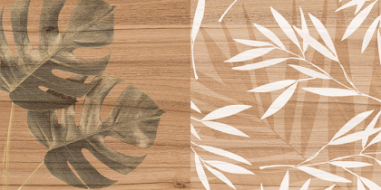 Плитка настенная Organic коричневый узор 08-01-15-2454 20х40 (15шт/1,2м2), м2