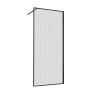 Душевая перегородка Walk-In VSW-1HP100FLB, 1000*2000, черный матовый, стекло рифленое