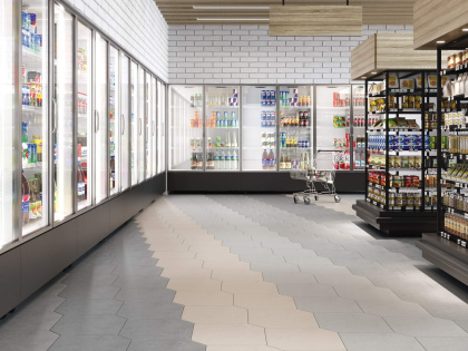 Керамогранит DD950400N Про Плэйн серый темный 30*30*8 (16шт\1.36м2), м2