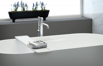 TITAN-ROUND-170-75-57 Ванна из литьевого мрамора Цвет Белый 