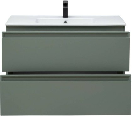 Тумба под раковину Allen Brau Eclipse 100 1.E1003.CGM олива матовый