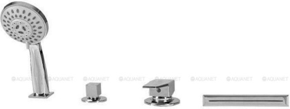 Смеситель на борт ванны Aquanet B12p (с установкой) Смеситель на борт ванны Aquanet B12p (с установкой)