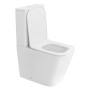 Унитаз ABBER Rechteck AC1210TMW компакт белый матовый, безободковый, смыв торнадо