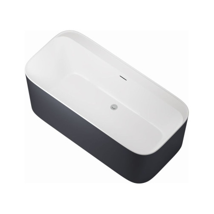 Акриловая ванна Allen Brau Infinity 170x80 2.21001.21/AM белый матовый(панель антрацит), шт