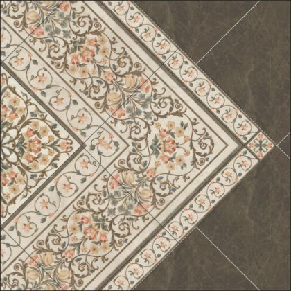 Бордюр VT\A35\15133 Лирия бежевый 7.2*40*8 (уп\28шт), шт