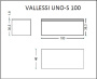 Ящик под столешницу 100см АНТРАЦИТ глянец VALLESSI UNO-S 897-100-A glossy Boheme Ящик под столешницу 100см АНТРАЦИТ глянец VALLESSI UNO-S 897-100-A glossy Boheme