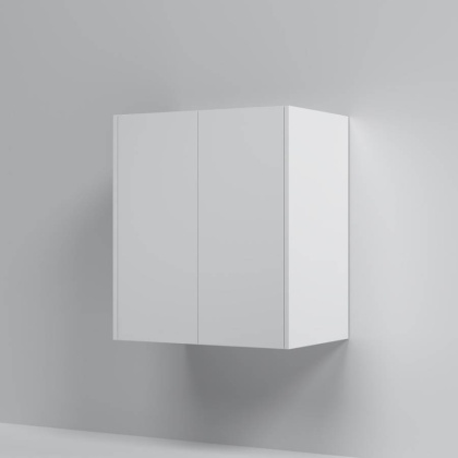 Шкаф с полками 60 см, высота 70 см, белый матовый, универсальный M8FCH0602WM