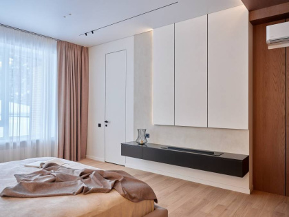 Кварцевый паркет QUARTZ PARQUET 1258-59 Дуб Кедровый Латте 400-1220*152*7/1,2мм, Браш, фаска, 5G 