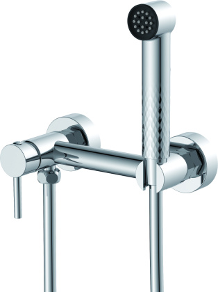 Смеситель Splenka настенный с гигиеническим душем S99.51 Смеситель Splenka настенный с гигиеническим душем S99.51
