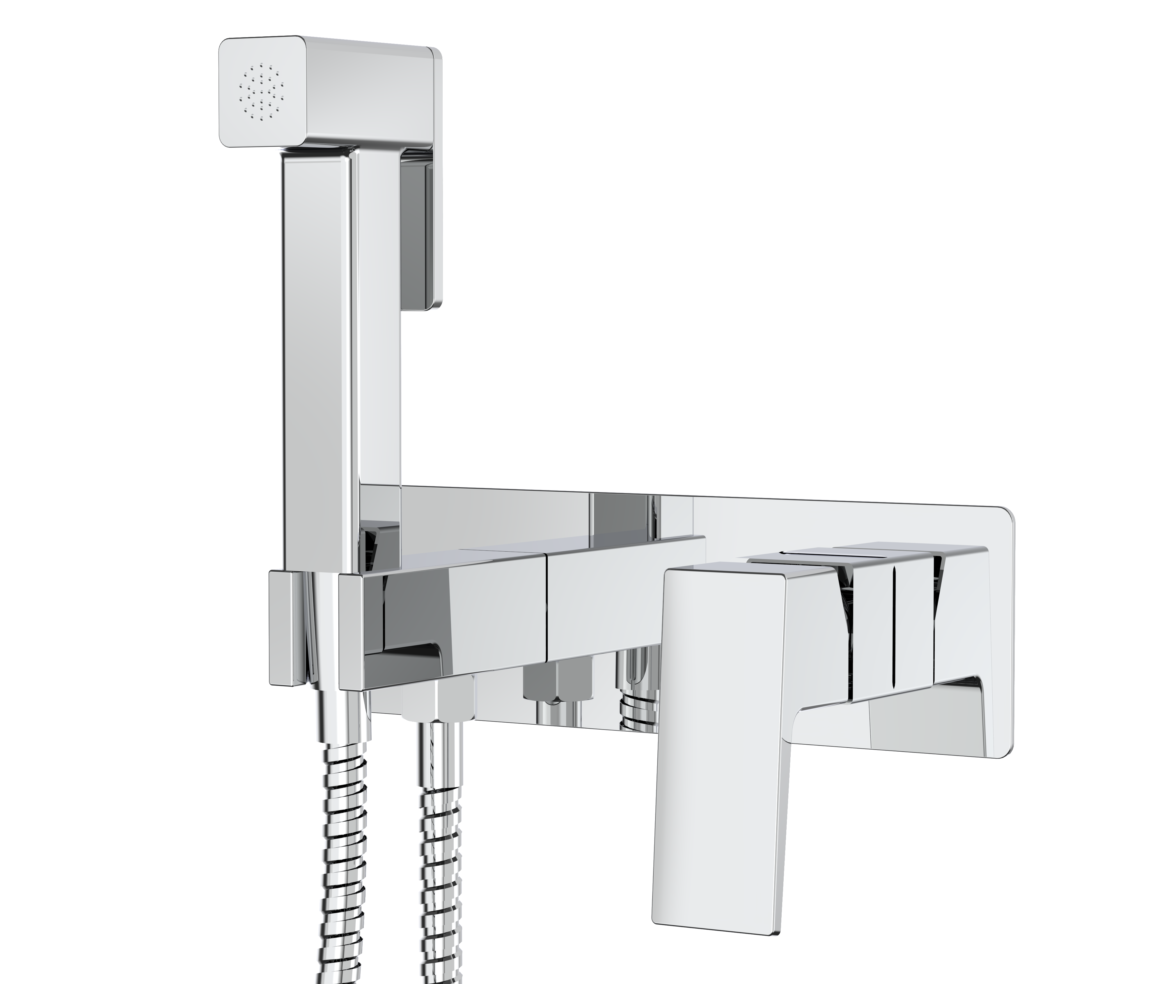 Смеситель Splenka встраиваемый с гигиеническим душем S01.52