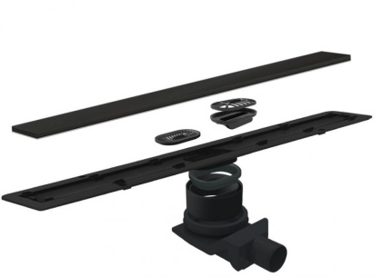 13701201 Душевой лоток Pestan Confluo Frameless Line 300 Black Glass Исполнение: Черный  13701201 Душевой лоток Pestan Confluo Frameless Line 300 Black Glass Исполнение: Черный