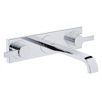 Внешняя часть смесителя для раковины GROHE Allure (3 отверстия) вынос 220 мм, хром (20193000) Внешняя часть смесителя для раковины GROHE Allure (3 отверстия) вынос 220 мм, хром (20193000)