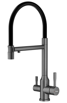 Смеситель Raglo для кухни со съемным гибким изливом, с магнитным фиксатором излива, с подключением фильтра питьевой воды R81.63.09