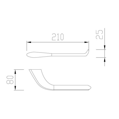 Бумагодержатель ABBER Nord AA1531 хром Бумагодержатель ABBER Nord AA1531 хром