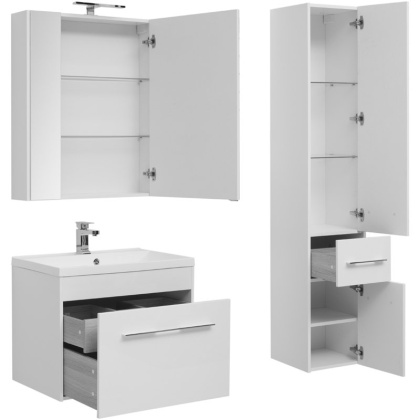 Тумба под раковину Aquanet Августа 75 белый