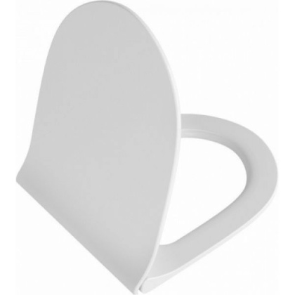 Сиденье с крышкой (soft close, slim) Taormina/Jet Flush, дюропласт матовый белый, арт A0333-002, шт