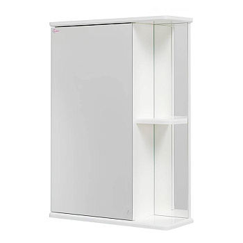 Шкаф-зеркало Onika Карина 55 белый, универсальный