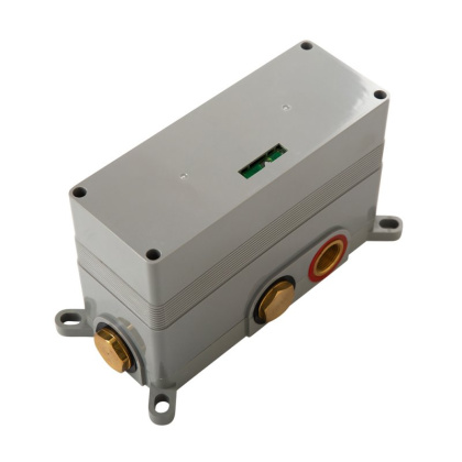 CZR-B-VDIM-30-T-01 Душевая система встраиваемого монтажа с термостатическим смесителем с верхним и ручным душем, верхний душ из ABS диаметр 300 мм Исполнение: Хром 