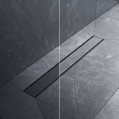 W02SC-U11-060-04BM PrimeFlow Трап для душа линейный универс затвор Tile 60см цвет черн мат W02SC-U11-060-04BM PrimeFlow Трап для душа линейный универс затвор Tile 60см цвет черн мат