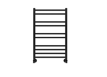 Полотенцесушитель водяной Aquatek (Акватек) Альтаир П10 500х800 мм, черный муар, подключение нижнее/диагональное, сверхпрочная пищевая нержавеющая сталь AISI 304L, гарантия 10 лет