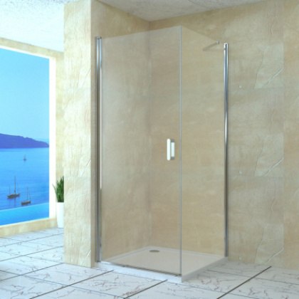Душевой уголок RGW LE-34, 06123482-11, 80 х 120 x 195 см, дверь распашная, стекло прозрачное, хром
