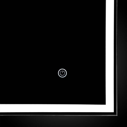 Зеркало LED VLM-3VN100 1000х800 c сенсорным выключателем и диммером