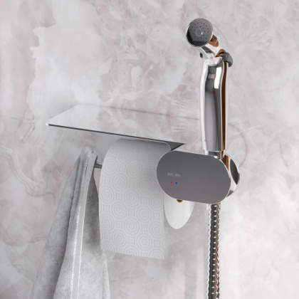 Набор унитаз-компакт с гигиеническим душем CK50C1704W