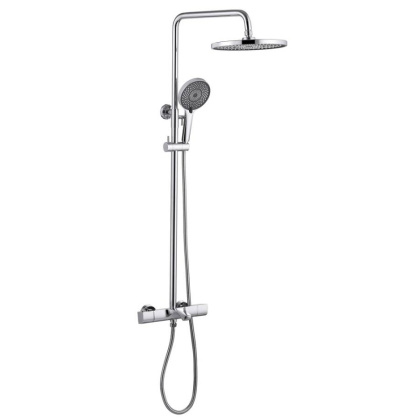 Душевая стойка ABBER Thermostat AF8516 с термостатом и изливом, хром Душевая стойка ABBER Thermostat AF8516 с термостатом и изливом, хром