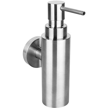 Настенный дозатор для жидкого мыла (металлический стакан)